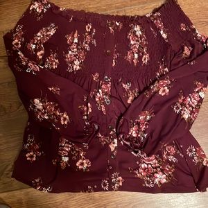 Off the shoulder blouse